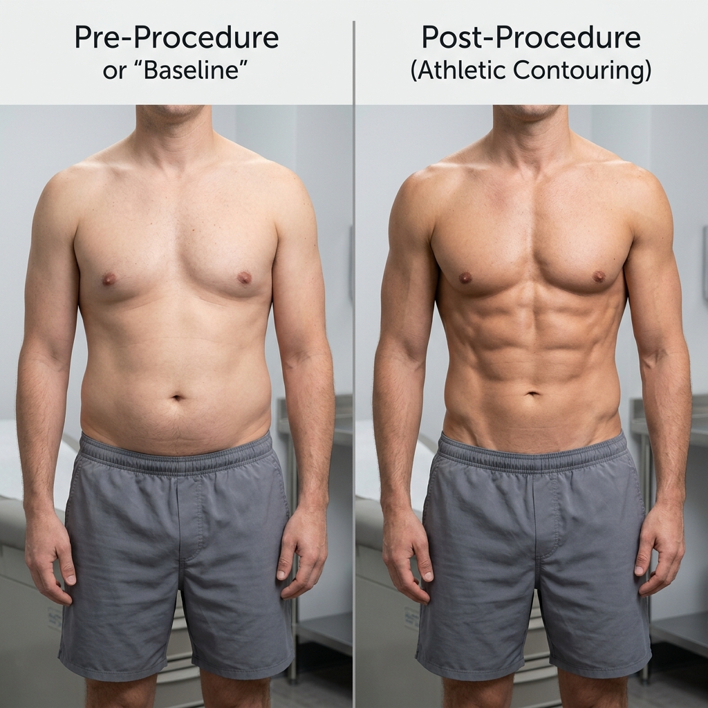 Before and After Abs Transformation