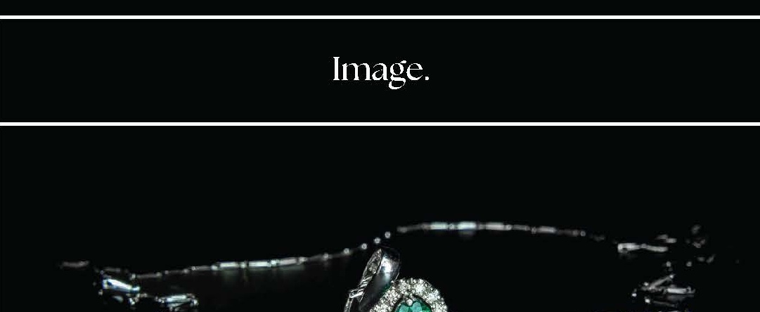 Forma de Corazón Emerald Dije with Diamond Halo in Oro Blanco